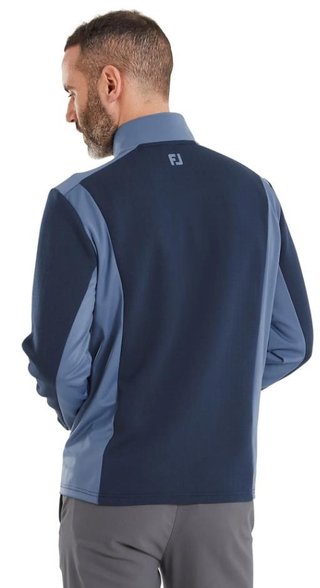 FootJoy ThermoSeries Blocked men's midlayer sweatshirt, navy/midnight