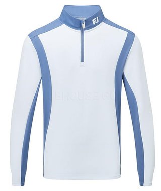 FootJoy ThermoSeries Blocked Midlayer men's sweatshirt, mist/midnight