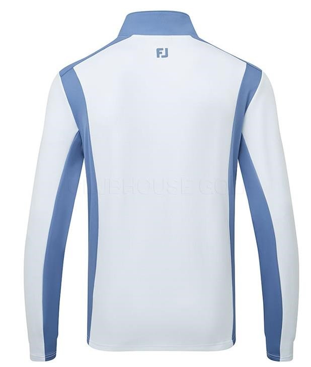 FootJoy ThermoSeries Blocked Midlayer men's sweatshirt, mist/midnight