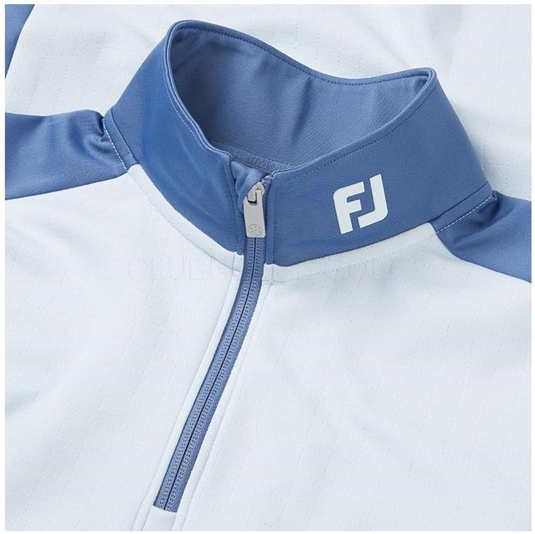 FootJoy ThermoSeries Blocked Midlayer men's sweatshirt, mist/midnight