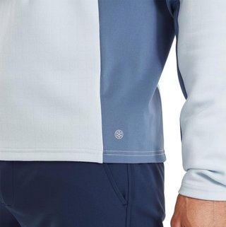 FootJoy ThermoSeries Blocked Midlayer men's sweatshirt, mist/midnight