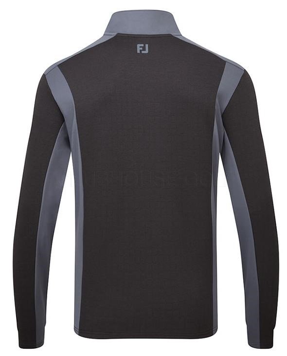 FootJoy ThermoSeries Blocked Midlayer men's sweatshirt, black/charcoal