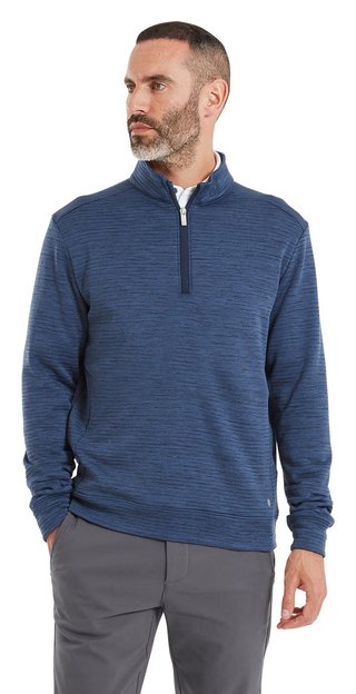FootJoy ThermoSeries Space Dye Midlayer men's sweatshirt, navy