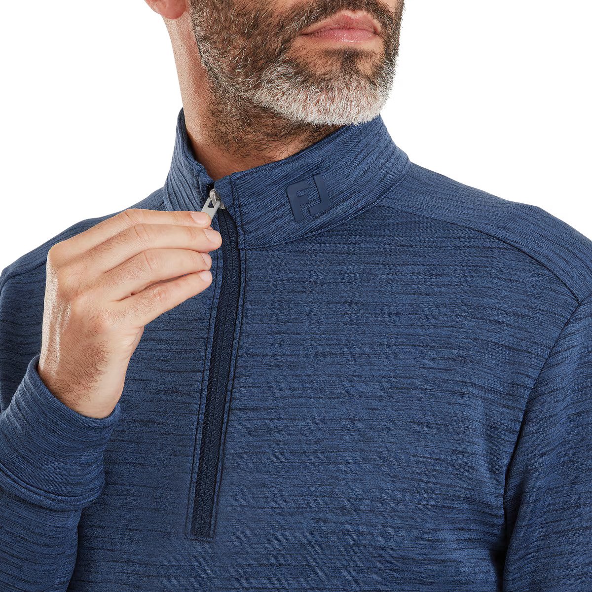 FootJoy ThermoSeries Space Dye Midlayer men's sweatshirt, navy