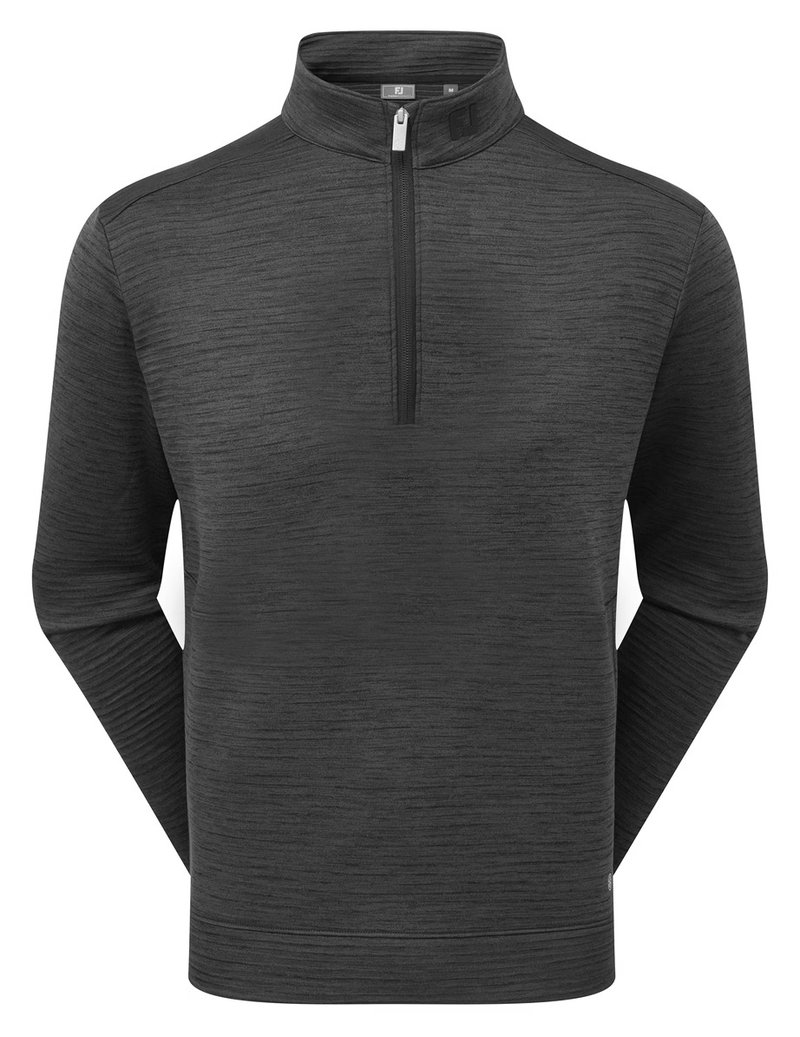 FootJoy ThermoSeries Space Dye Midlayer men's sweatshirt, black