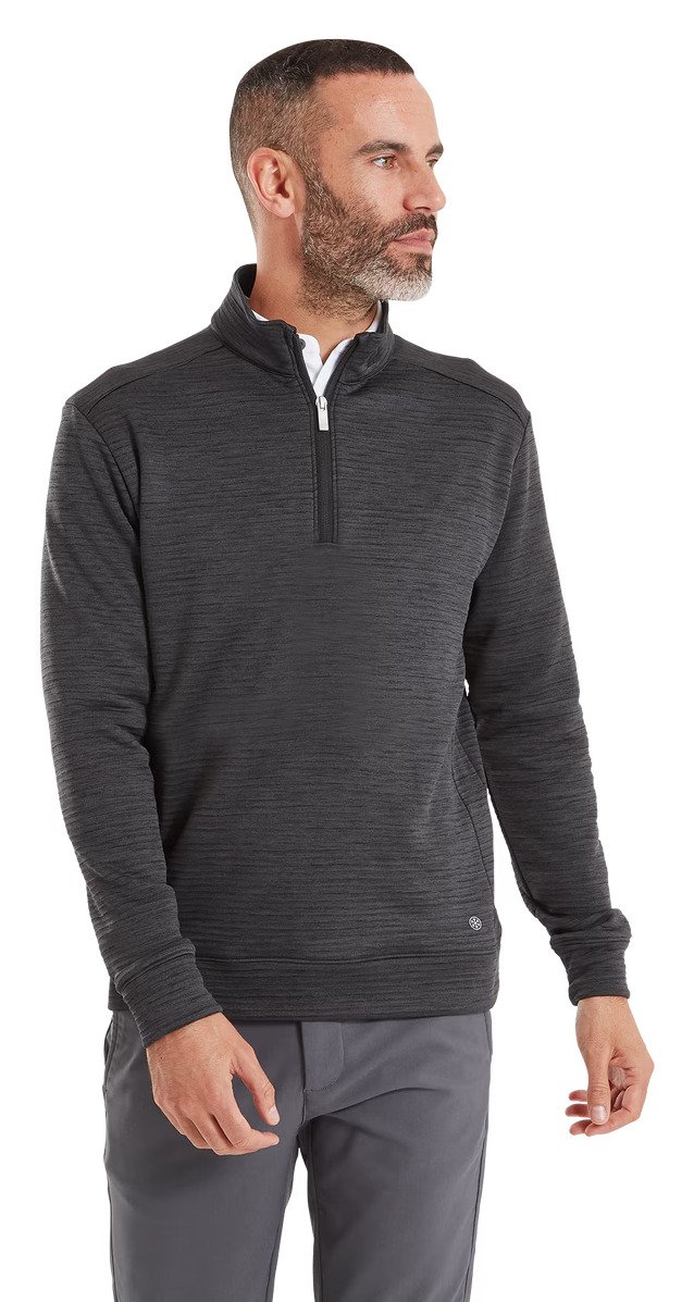 FootJoy ThermoSeries Space Dye Midlayer men's sweatshirt, black