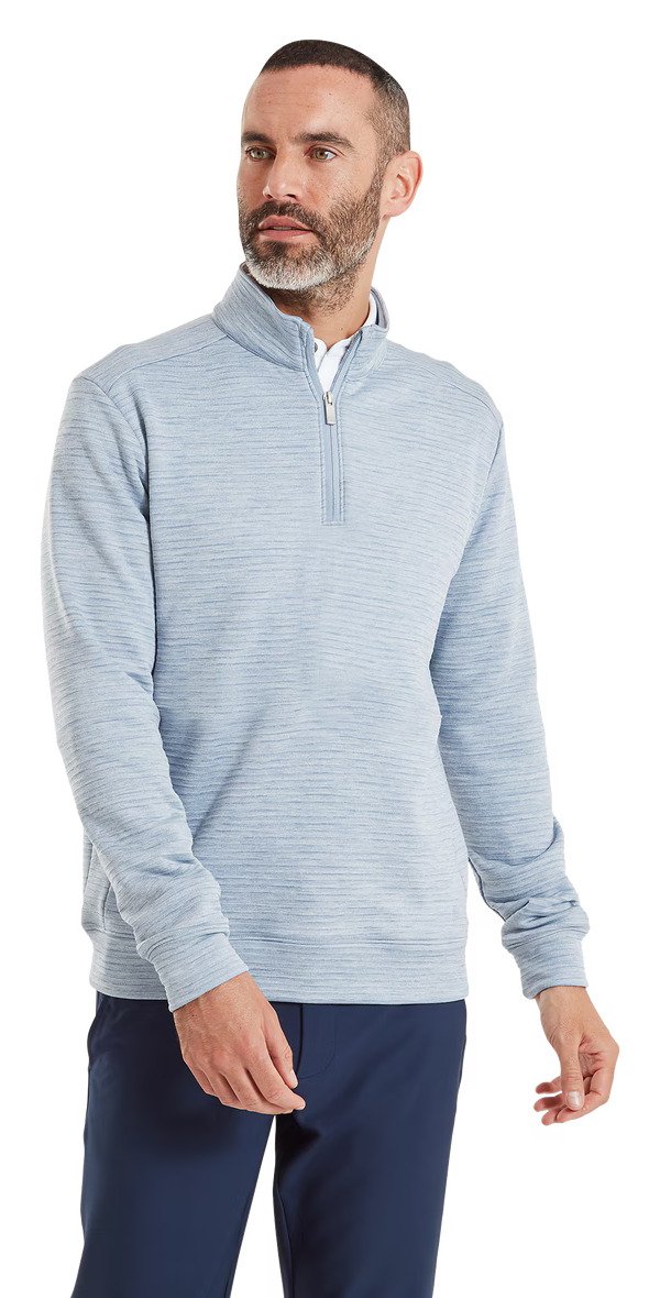 FootJoy ThermoSeries Space Dye Midlayer men's sweatshirt, grey