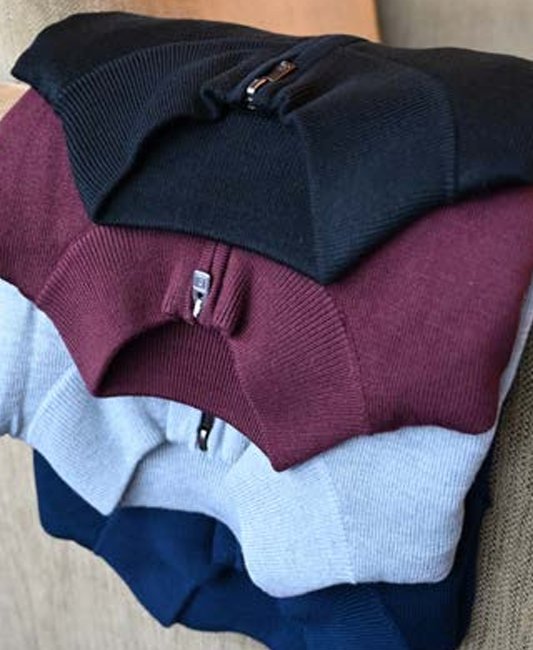 FootJoy drirelease Half-Zip Lined men's sweater, navy