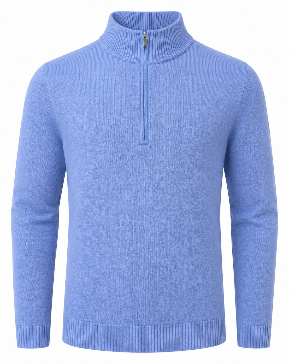 FootJoy drirelease Half-Zip Lined men's sweater, heather blue