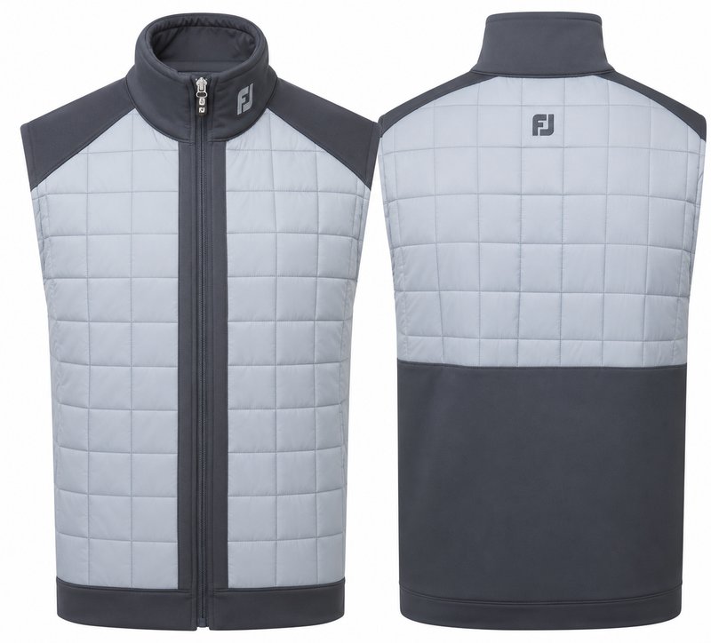 FootJoy ThermoSeries Lightweight Insulated men's vest, charcoal/grey