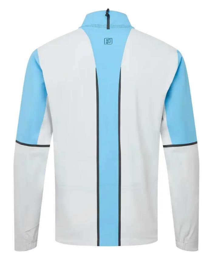FootJoy DryJoys Select LX men's jacket, Mid Blue / Oyster Grey