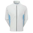 FootJoy Hydro Innovation Arcus men's jacket, oyster grey/mid blue