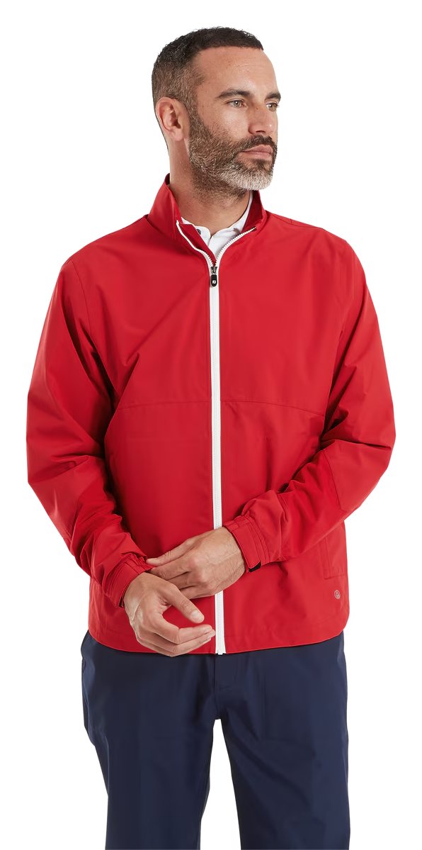 FootJoy HydroLite X men's jacket, bright red