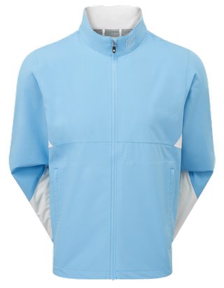 FootJoy HydroLite X men's jacket, mid blue/oyster grey