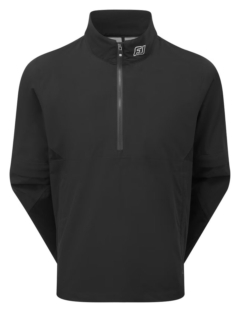 FootJoy HydroLite X Short Sleeve men's rain shirt, black