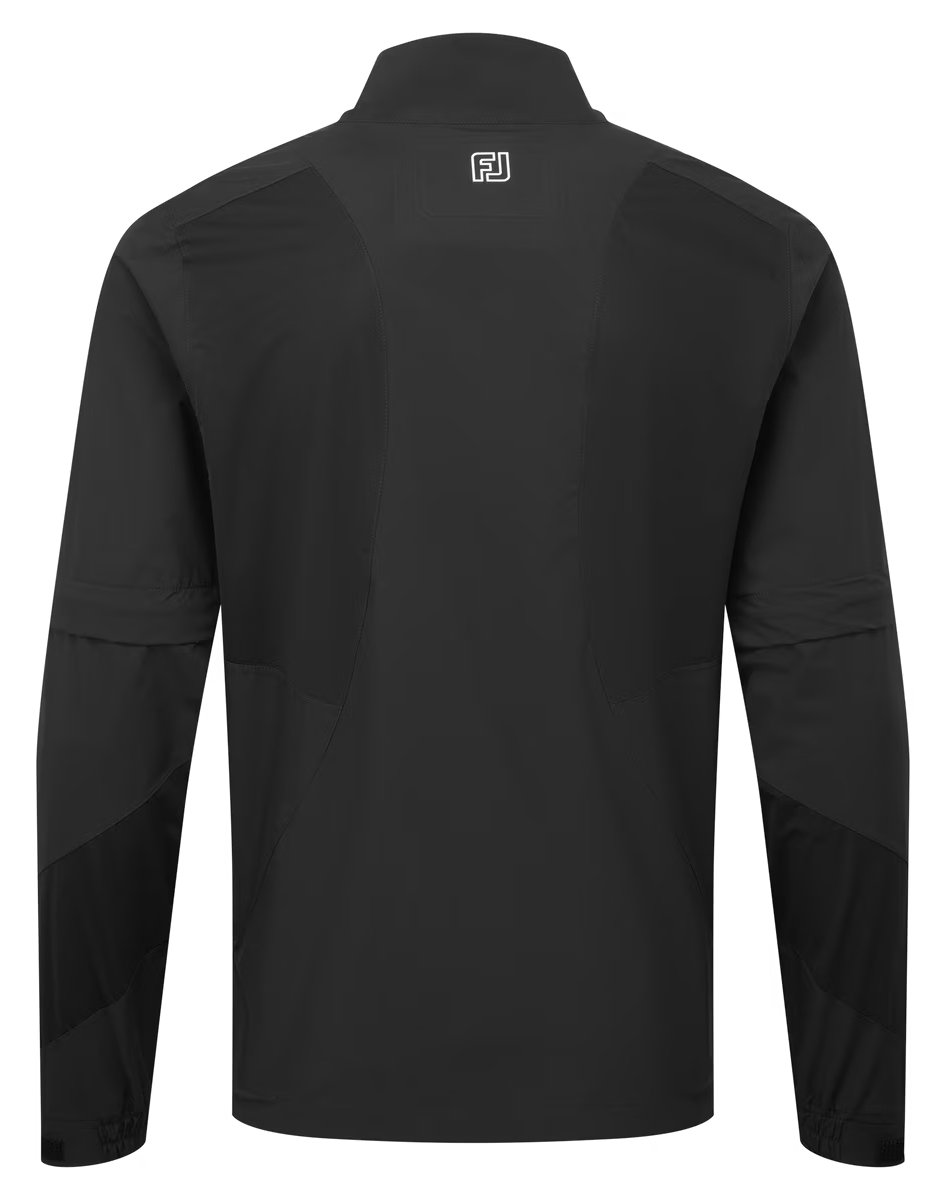 FootJoy HydroLite X Short Sleeve men's rain shirt, black
