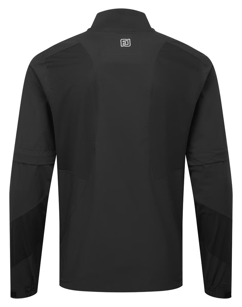 FootJoy HydroLite X Short Sleeve men's rain shirt, black