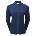 FootJoy MicroFleece Full-Zip Midlayer ladies sweatshirt, navy