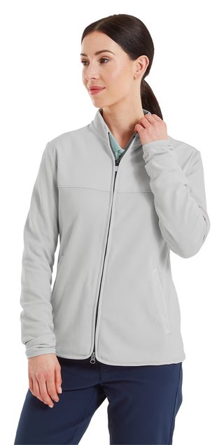 FootJoy MicroFleece Full-Zip Midlayer ladies sweatshirt, grey