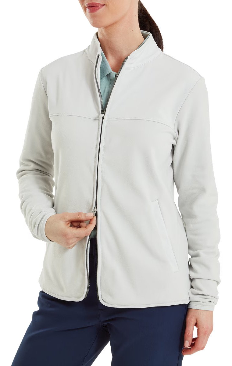 FootJoy MicroFleece Full-Zip Midlayer ladies sweatshirt, grey