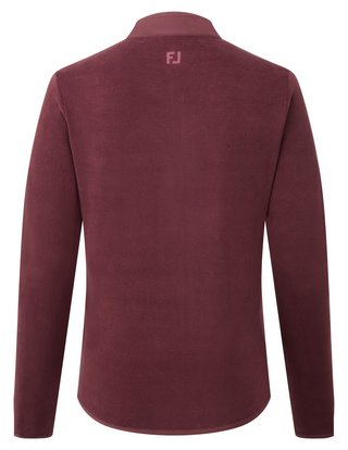 FootJoy MicroFleece Full-Zip Midlayer ladies sweatshirt, port