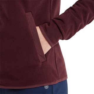 FootJoy MicroFleece Full-Zip Midlayer ladies sweatshirt, port