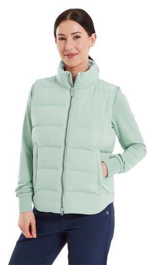 FootJoy ThermoSeries Insulated women's vest, eucalyptus