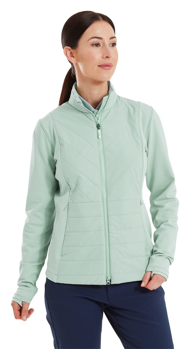 FootJoy ThermoSeries Hybrid ladies jacket, eucalyptus