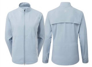 FootJoy HydroLite X ladies jacket, winward blue/white dot