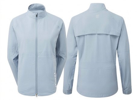 FootJoy HydroLite X ladies jacket, winward blue/white dot