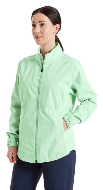 FootJoy HydroLite X ladies jacket, mint/white dot