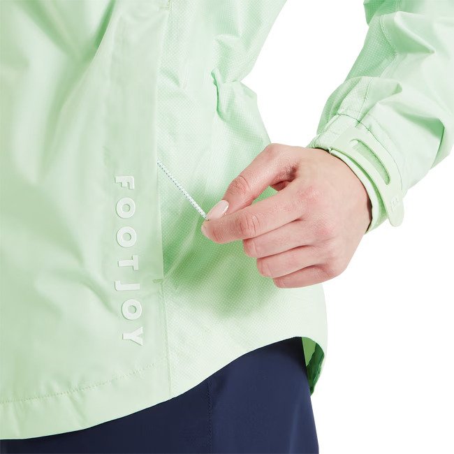 FootJoy HydroLite X ladies jacket, mint/white dot