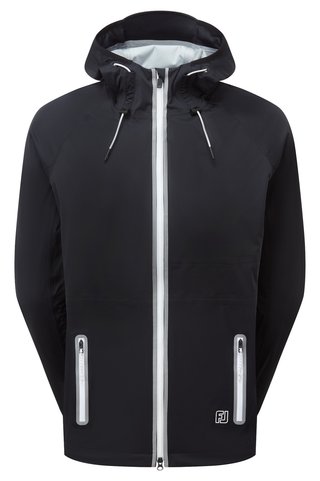 FootJoy HydroKnit women's jacket, Black / Grey / White