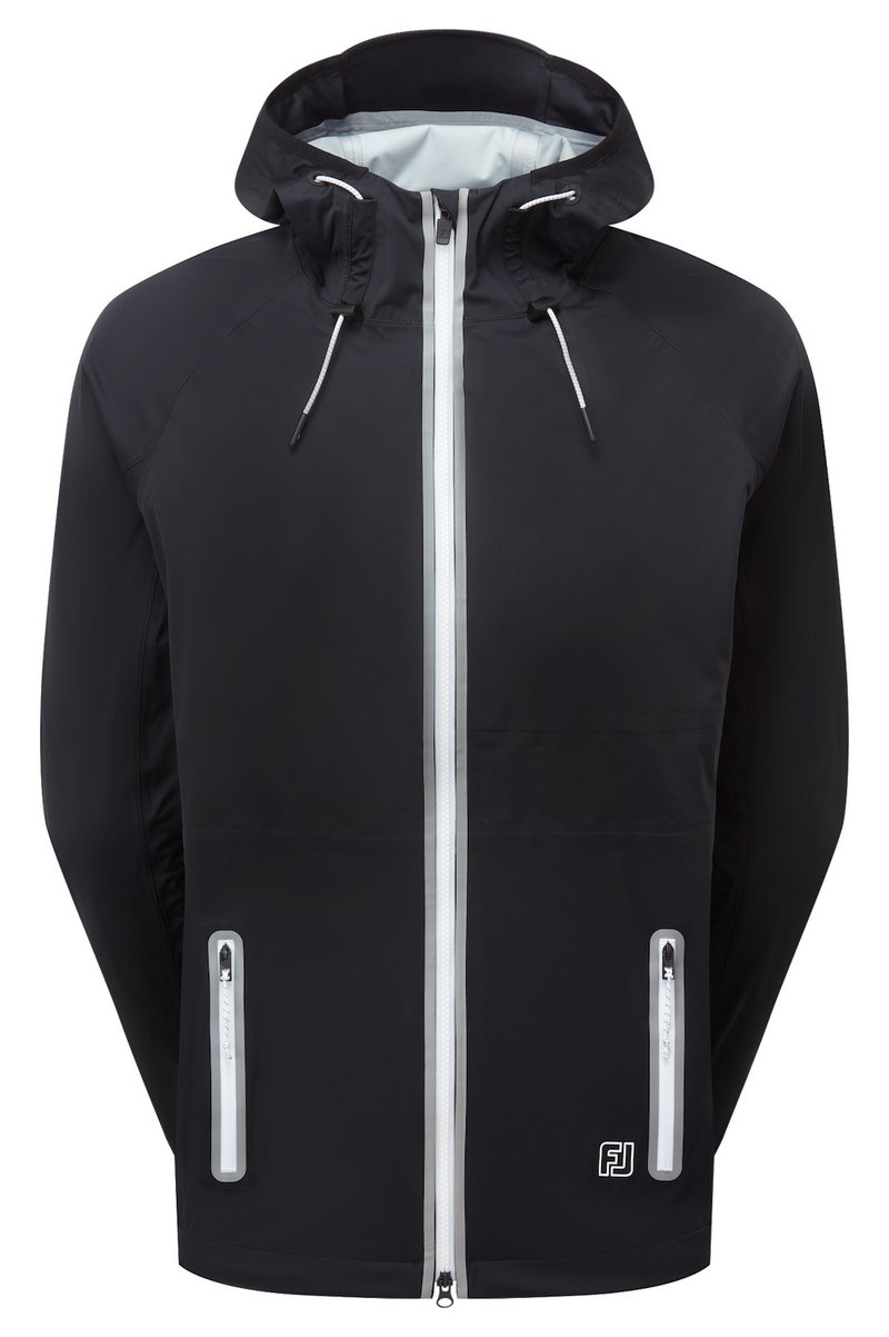 FootJoy HydroKnit women's jacket, Black / Grey / White