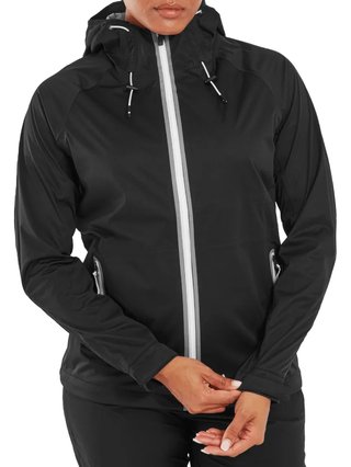 FootJoy HydroKnit women's jacket, Black / Grey / White