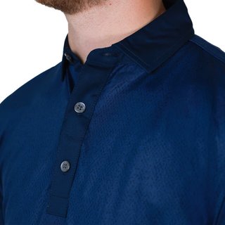 FootJoy Tailor Texture Lisle men's shirt, navy tonal