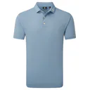 FootJoy Stretch Pique men's polo, solid winward blue