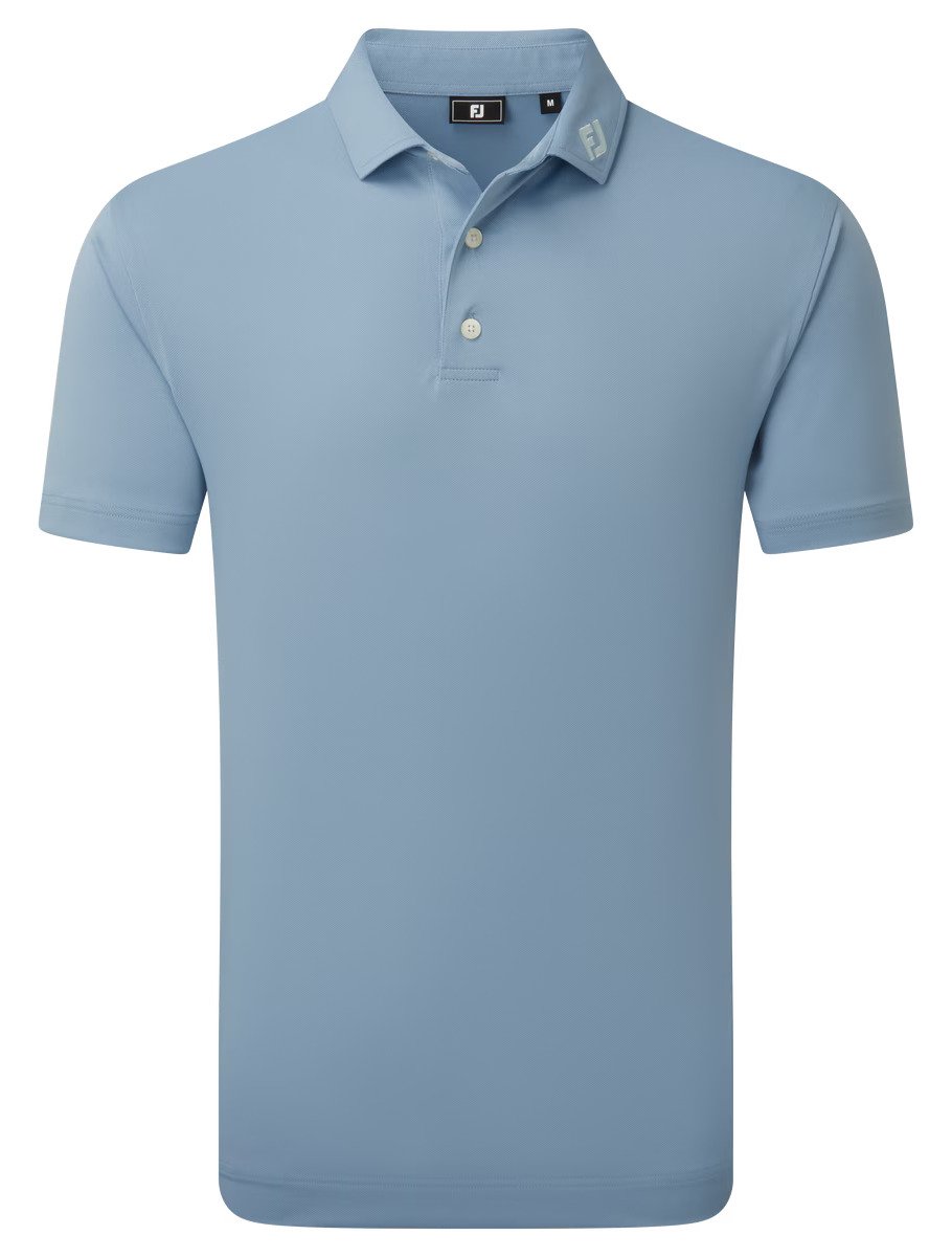 FootJoy Stretch Pique men's polo, solid winward blue