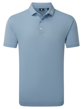 FootJoy Stretch Pique men's polo, solid winward blue