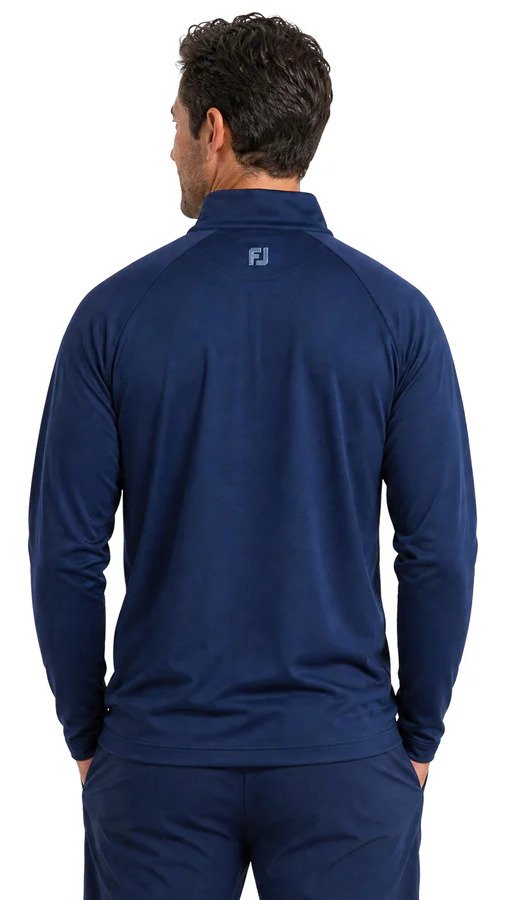 FootJoy Raglan H Block Chill-Out Midlayer Longsleeves men's t-shirt, navy