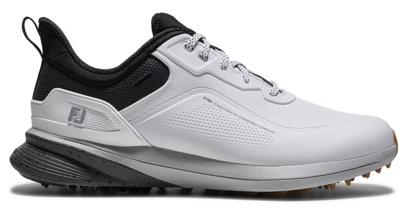 FootJoy PRO/SL men's golf shoes, white/black gum