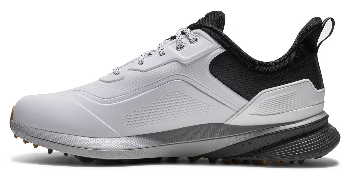 FootJoy PRO/SL men's golf shoes, white/black gum