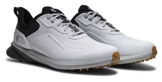 FootJoy PRO/SL men's golf shoes, white/black gum