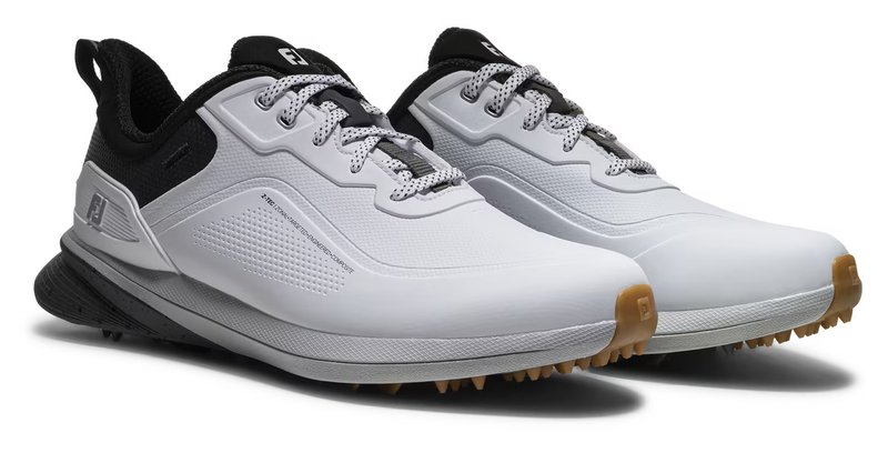 FootJoy PRO/SL men's golf shoes, white/black gum