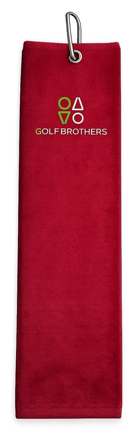 Golf Brothers Trifold golf towel, black