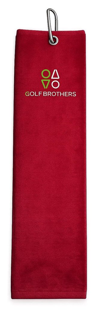 Golf Brothers Trifold golf towel, black