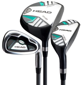 HEAD 5PC junior golf set, graphite, teal/gray