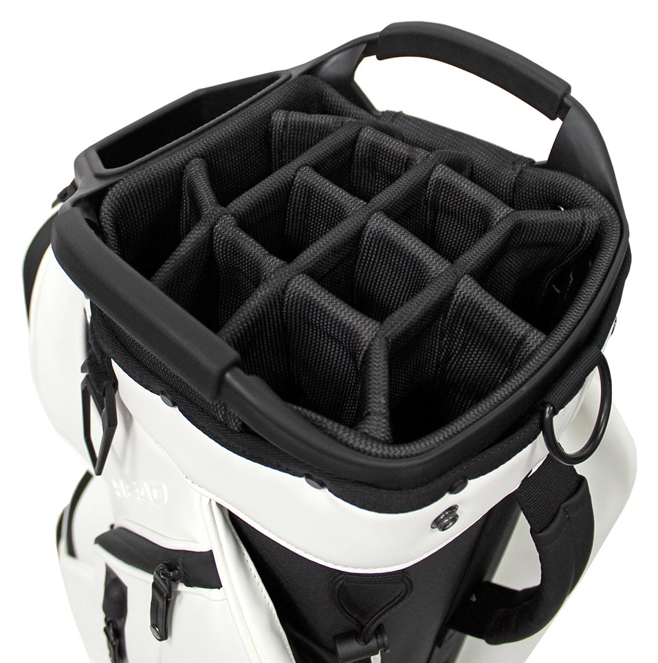 Head Golf PU Leather Premium Neutral NA stand bag, white