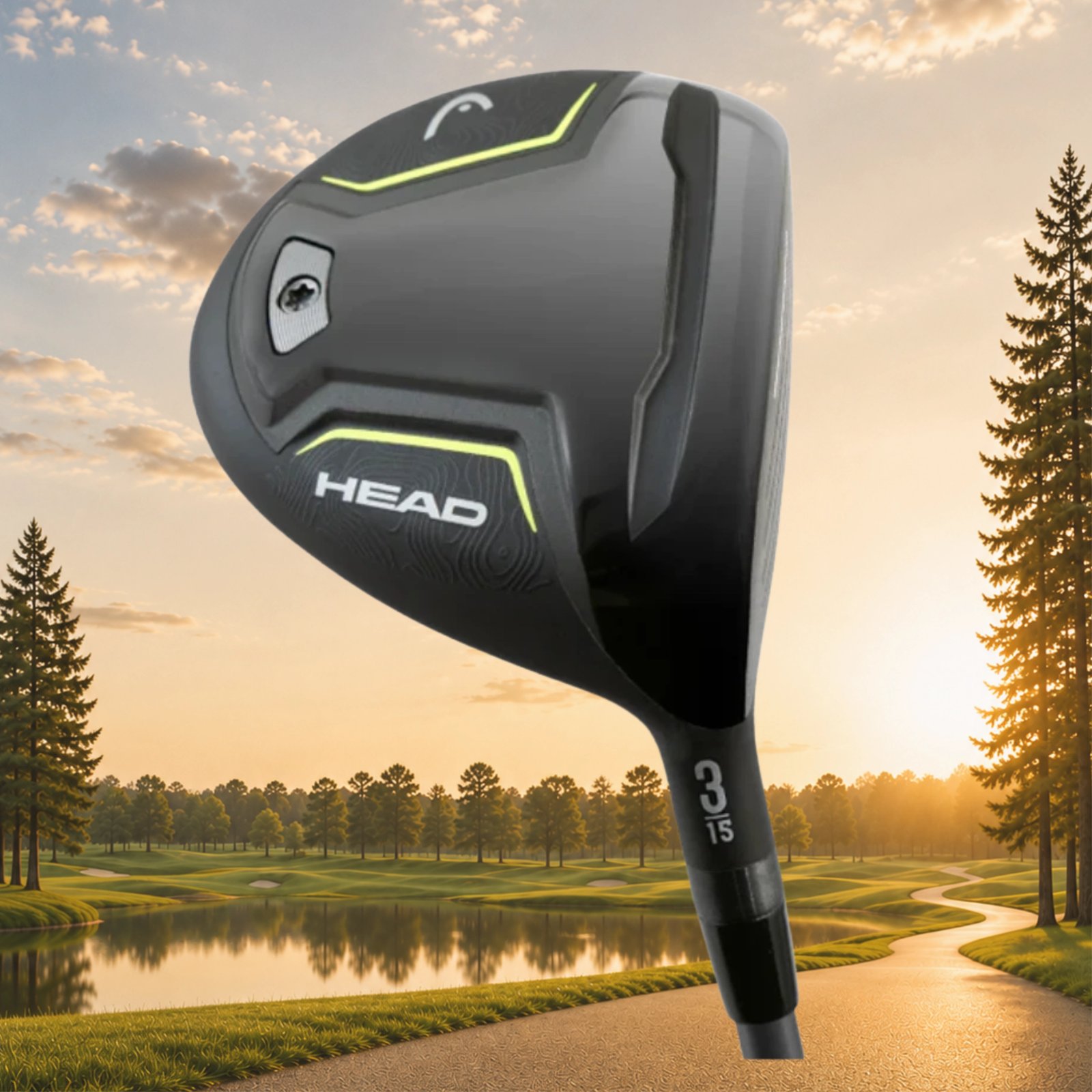 HEAD Golf mens fairway wood → model starts with "HEAD" (brand), gender = mens, category = fairway wood.