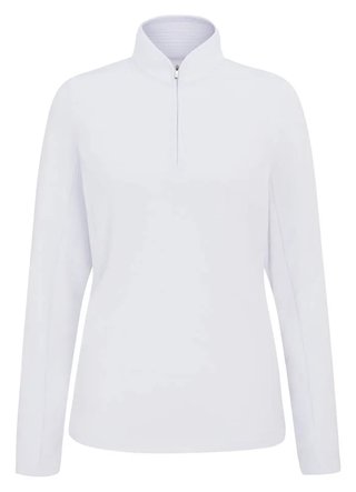 PING Abigale Performance Fleece women's sweatshirt, white